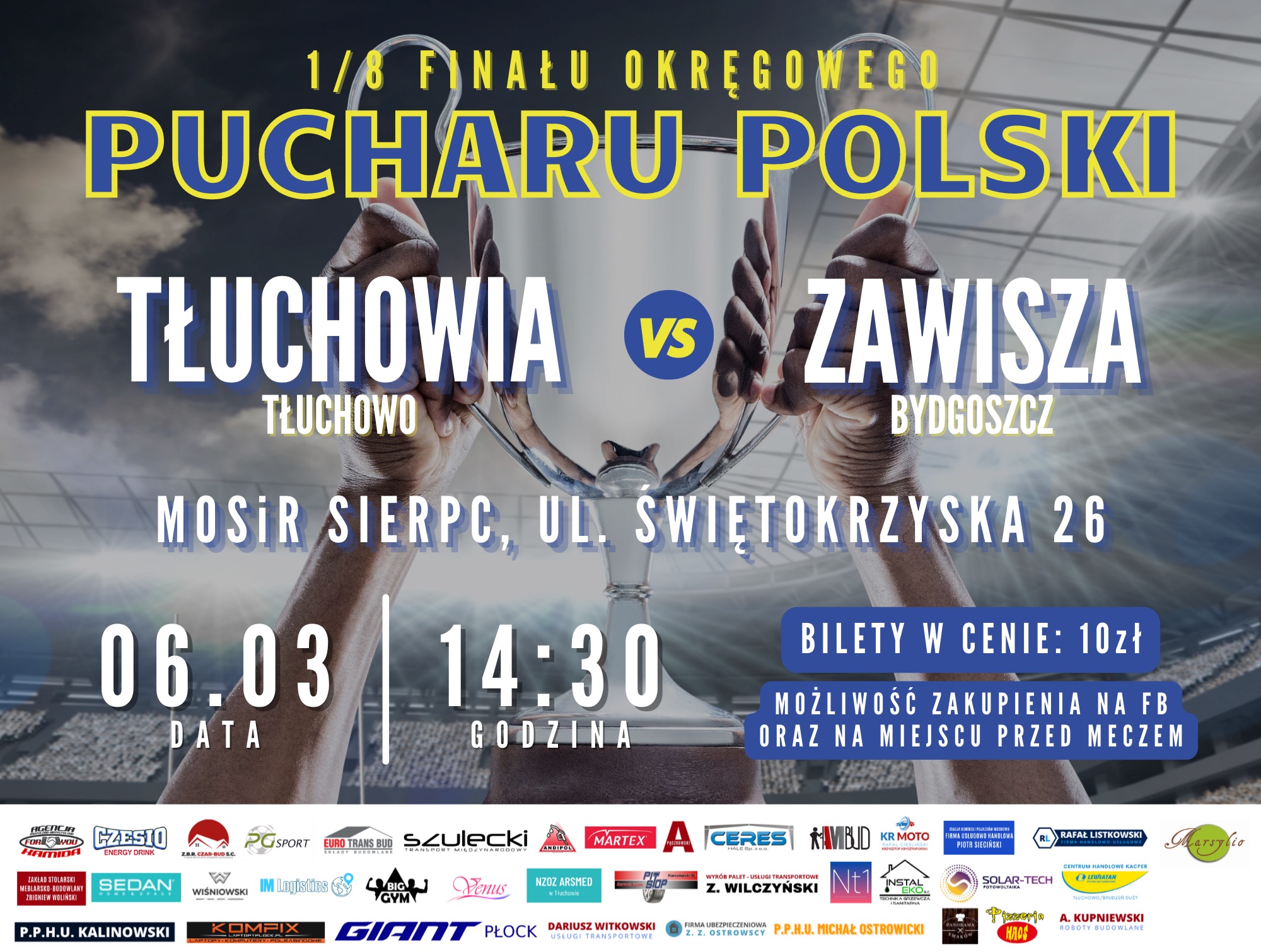 Puchar Polski Tłuchowia Tłuchowo – Zawisza Bydgoszcz
