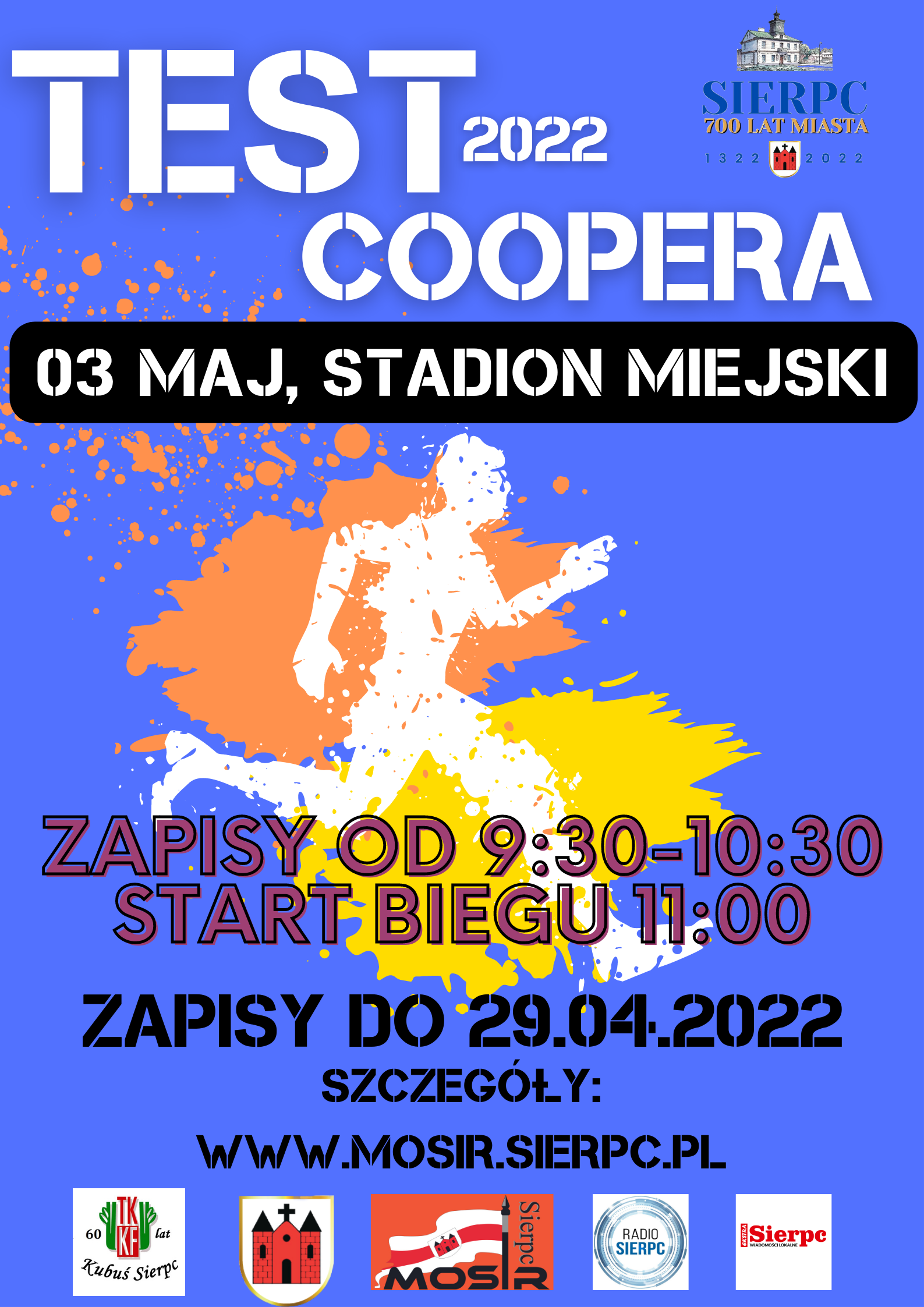 Test Coopera z MOSiR SIERPC